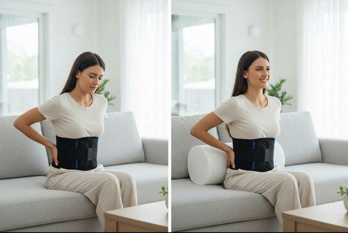 EaseWell Heated Back Brace